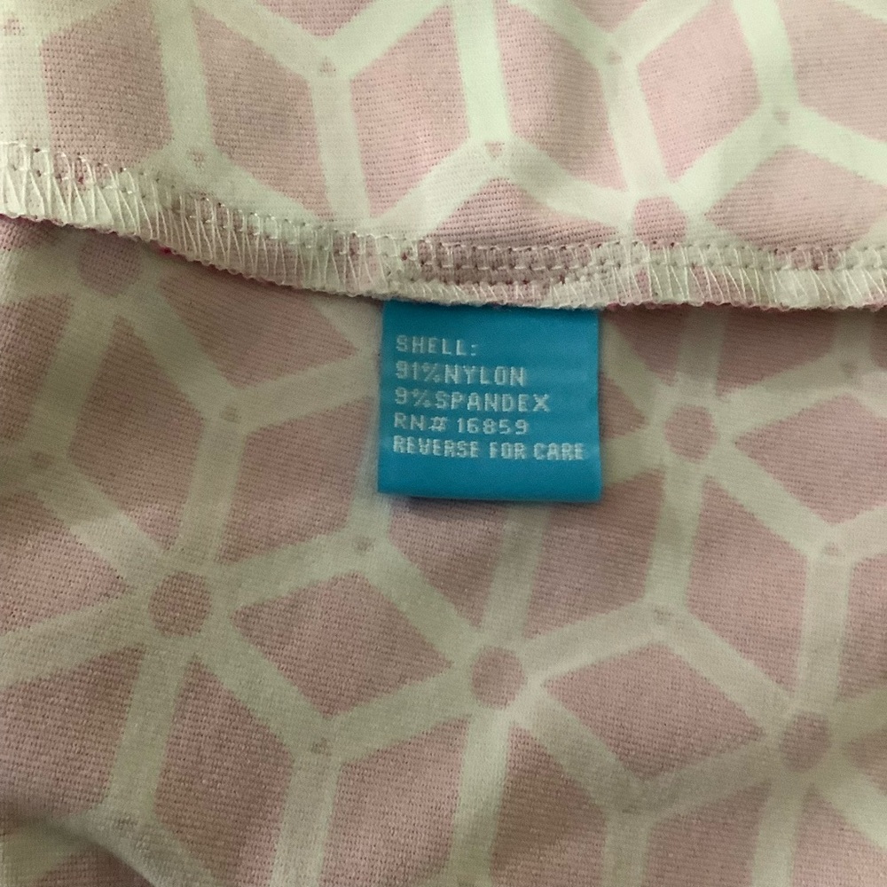 J. McLaughlin Pink White Sleeveless Polo Top - Picture 7 of 11